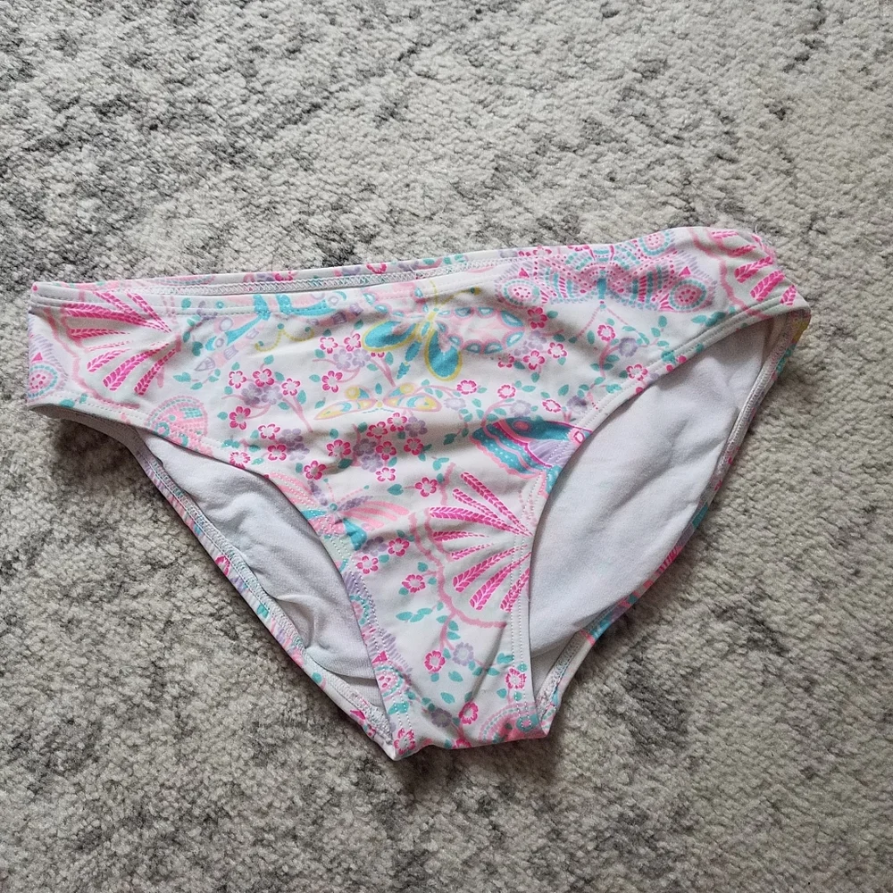 The Children's Place Girls Butterfly Tankini Swimsuit Set Size 10 12 Large
